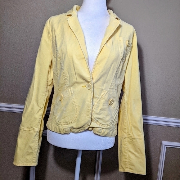 Corduroy Single Button Blazer - Picture 8 of 8